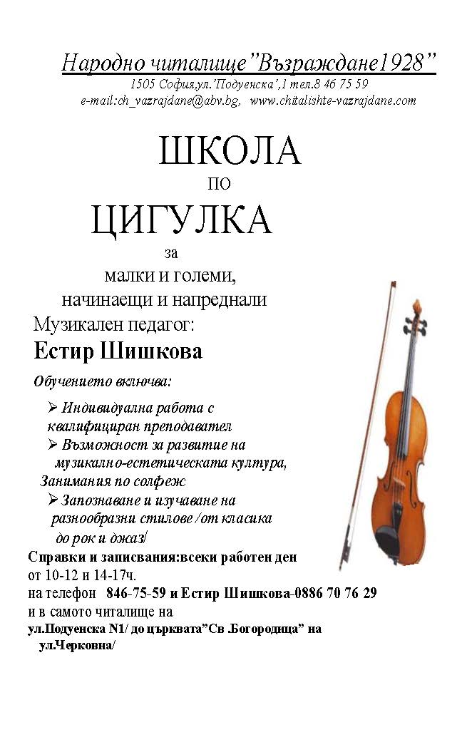 Цигулка 25