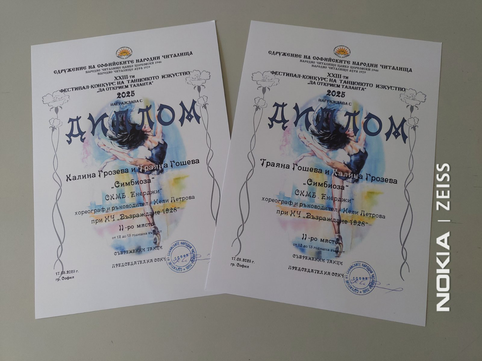 Участие на Балетното студио в Гала концерта на ССНЧ